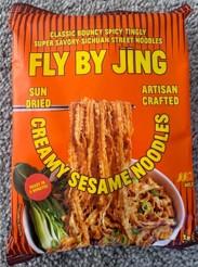 Fly By Jing Creamy Sesame Noodles, Single Pack, NET WT 38 OZ, 107 G recalled product/package image