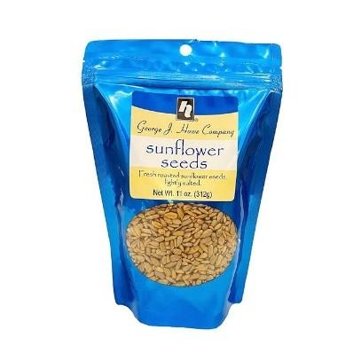 Plastic Stand-Up Pouch Container, 11 oz, Blue with SUNFLOWER SEEDS brand name, “Fresh Roasted Sunflower Seeds, Lightly Salted”, UPC of 073171003163 recalled product/package image
